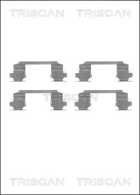 Accessory Kit, disc brake pad (8105 141597)