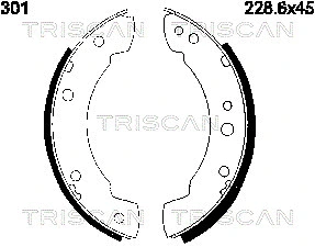 Brake Shoe Set (8100 10301)