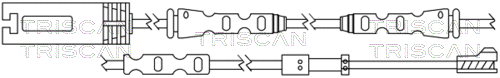 Warning Contact, brake pad wear (8115 11065)
