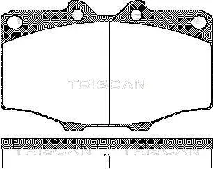 Brake Pad Set, disc brake (8110 10034)