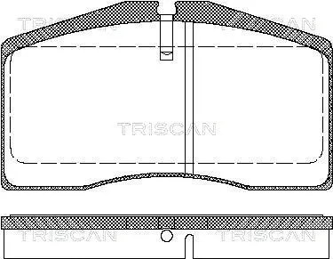 Brake Pad Set, disc brake (8110 29164)