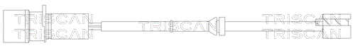 Warning Contact, brake pad wear (8115 29003)