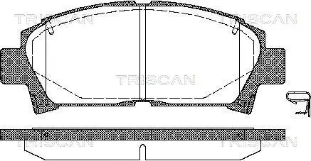 Brake Pad Set, disc brake (8110 13014)