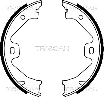 Brake Shoe Set, parking brake (8100 17011)