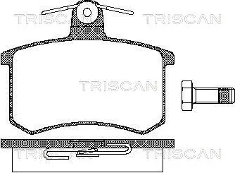 Brake Pad Set, disc brake (8110 10116)