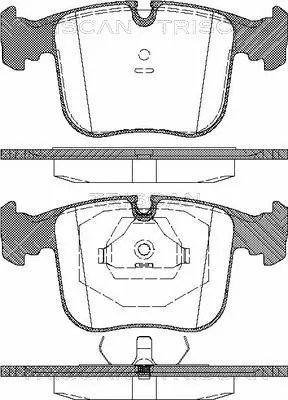 Brake Pad Set, disc brake (8110 11012)