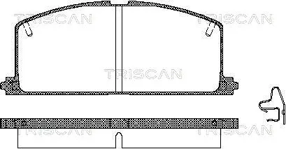 Brake Pad Set, disc brake (8110 13089)