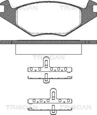 Brake Pad Set, disc brake (8110 10101)