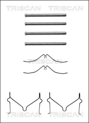 Accessory Kit, disc brake pad (8105 501579)