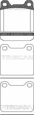 Brake Pad Set, disc brake (8110 27007)