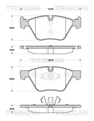 Brake Pad Set, disc brake (8110 11029)