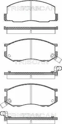 Brake Pad Set, disc brake (8110 13833)