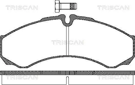 Brake Pad Set, disc brake (8110 15028)