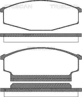 Brake Pad Set, disc brake (8110 14942)