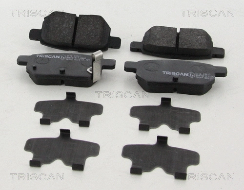Brake Pad Set, disc brake (8110 13117)