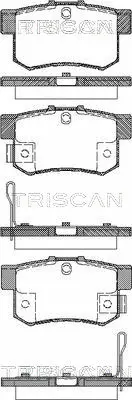 Brake Pad Set, disc brake (8110 40007)