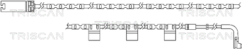 Warning Contact, brake pad wear (8115 17014)
