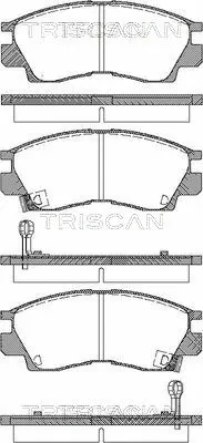 Brake Pad Set, disc brake (8110 42914)
