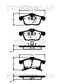 Brake Pad Set, disc brake (8110 24025)