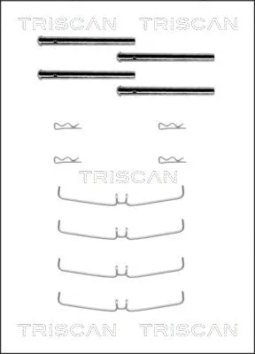 Accessory Kit, disc brake pad (8105 101456)