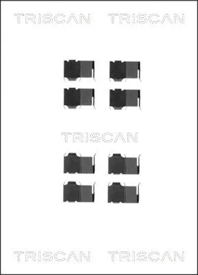 Accessory Kit, disc brake pad (8105 101522)