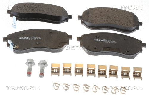 Brake Pad Set, disc brake (8110 10616)