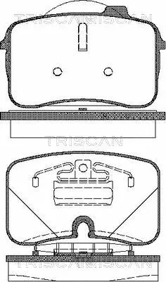 Brake Pad Set, disc brake (8110 29003)