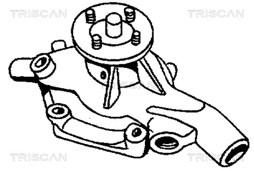 Water Pump, engine cooling (8600 41003)