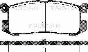 Brake Pad Set, disc brake (8110 50926)