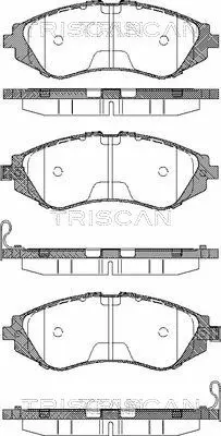 Brake Pad Set, disc brake (8110 21001)
