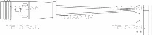 Warning Contact, brake pad wear (8115 10010)