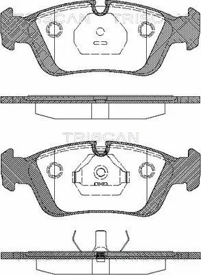 Brake Pad Set, disc brake (8110 11960)