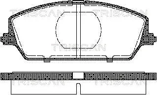 Brake Pad Set, disc brake (8110 69009)