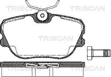 Brake Pad Set, disc brake (8110 65973)