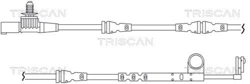 Warning Contact, brake pad wear (8115 17011)