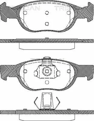Brake Pad Set, disc brake (8110 15010)