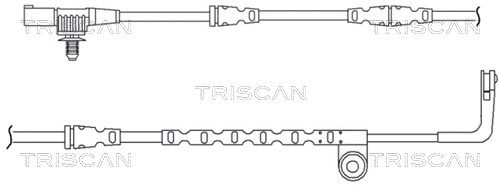 Warning Contact, brake pad wear (8115 17007)