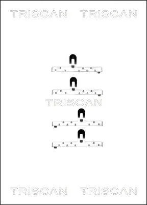 Accessory Kit, disc brake pad (8105 291449)