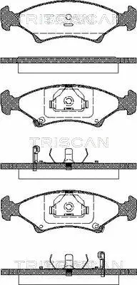 Brake Pad Set, disc brake (8110 18006)