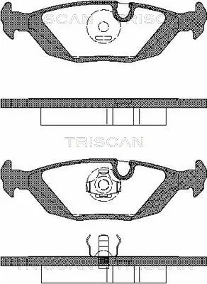 Brake Pad Set, disc brake (8110 11099)