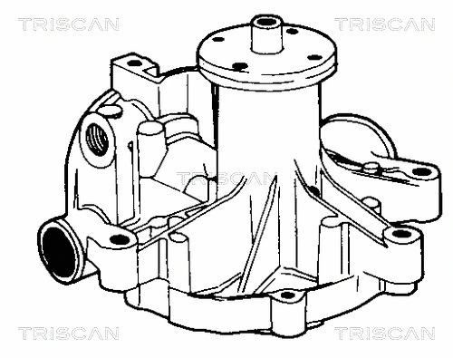 Water Pump, engine cooling (8600 27732)