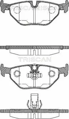 Brake Pad Set, disc brake (8110 11003)