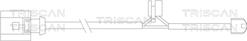 Warning Contact, brake pad wear (8115 29009)