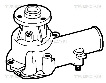Water Pump, engine cooling (8600 15124)