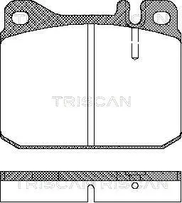 Brake Pad Set, disc brake (8110 23222)