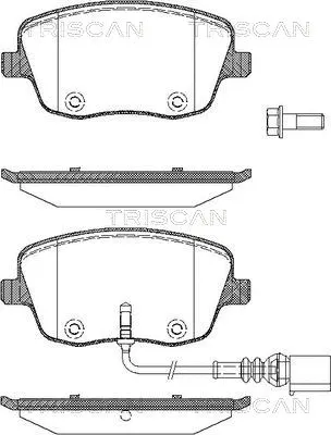 Brake Pad Set, disc brake (8110 29043)