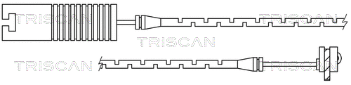 Warning Contact, brake pad wear (8115 11025)