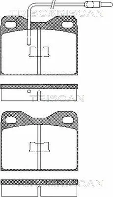 Brake Pad Set, disc brake (8110 38992)