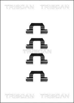 Accessory Kit, disc brake pad (8105 421531)