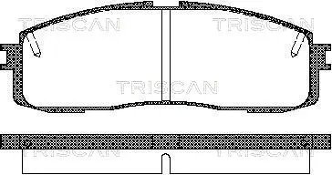 Brake Pad Set, disc brake (8110 13152)